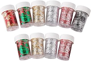 Minkissy Adesivos de arte para unhas, adesivo de malha para unhas, linha de rede, decalques para unhas, adesivo de manicure, adesivo de arte para unhas, suprimentos de decoração de arte para unhas (cores sortidas)