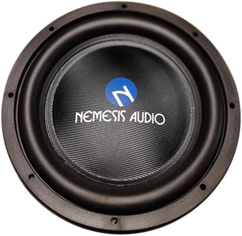Nemesis Audio NA-12SLMV.2 D4 12" 1000W Max Dual 4-Ohm Coil Subwoofer para coche