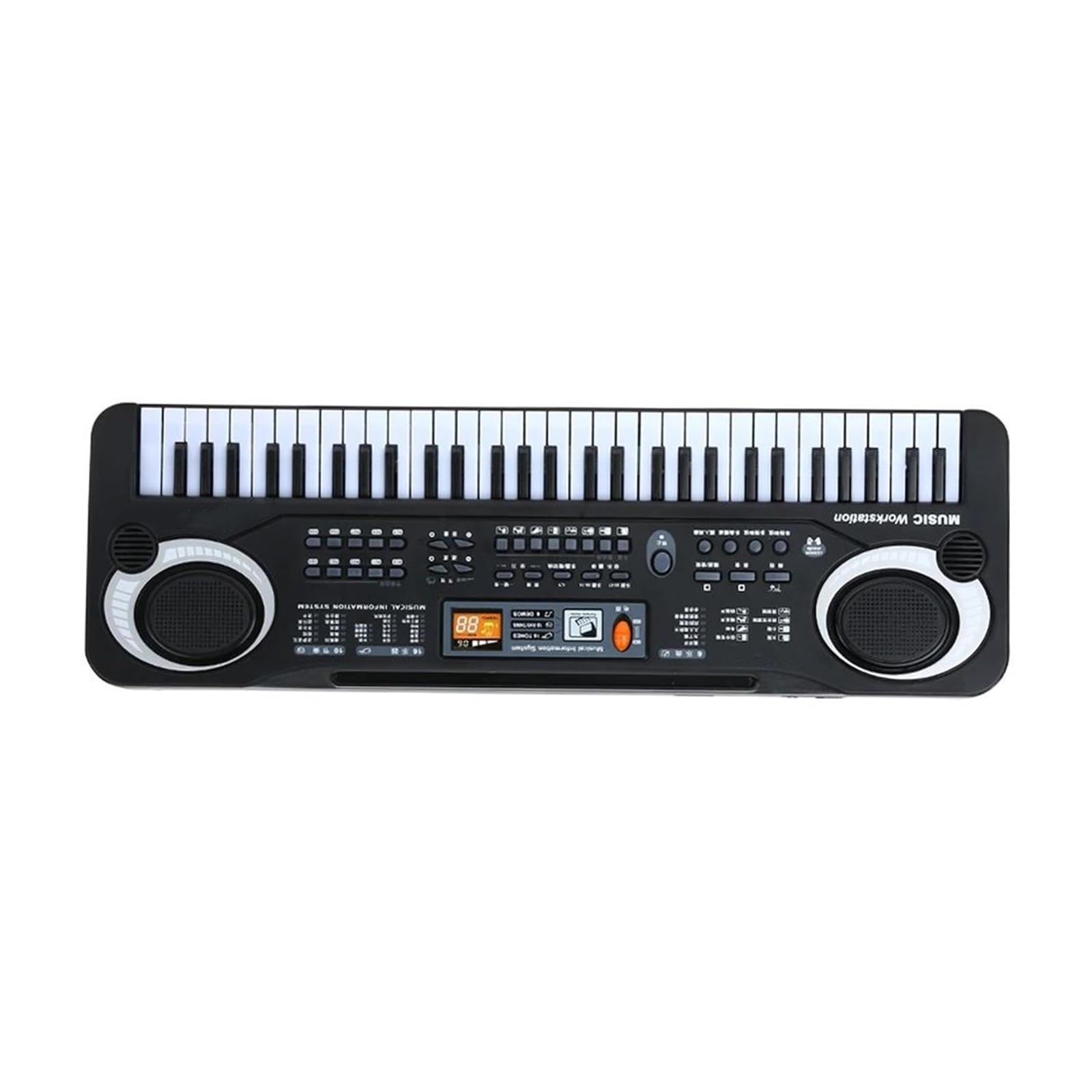 klawiatura elektroniczna 61 Klawiszy Fortepian Muzyka Cyfrowa Klawiatura Elektroniczna Klawiatura Czarne Pianino Elektryczne Z Mikrofonem Instrument Klawiszowy