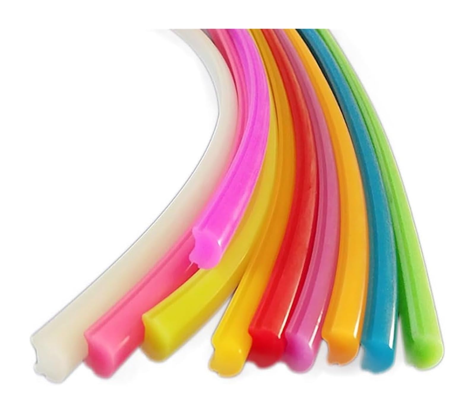 CYJAZNHH 12mm Separate Neon Strip Light Diffuser, Multicolor, 1-20m(Grün,1meter)