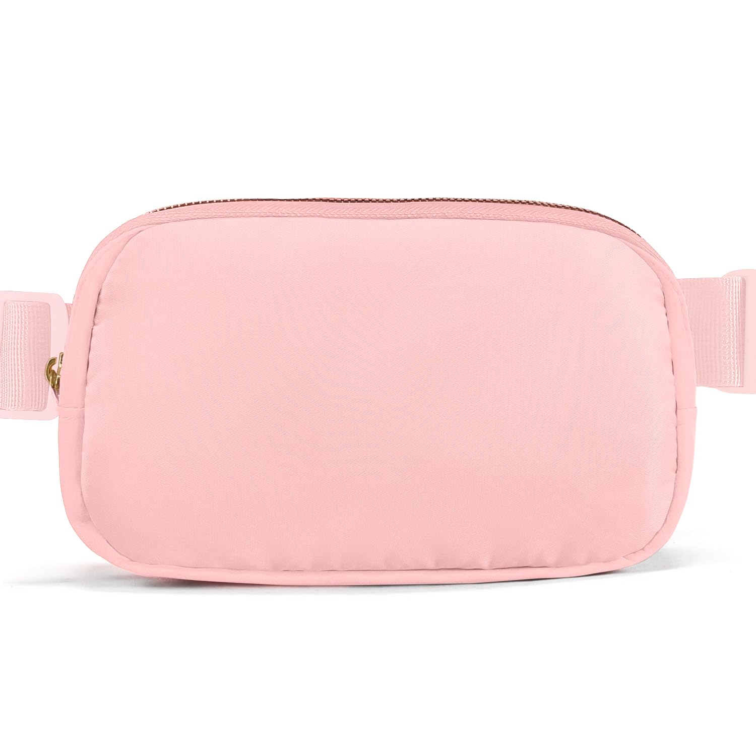 Belt Bag Zipper Fanny Pack Crossbody Bags for Women,Fashion Nylon Waist Packs, Water Repellent Two Way wear with Adjustable Strap Gifts for Teenage Girls Women Men(pink)