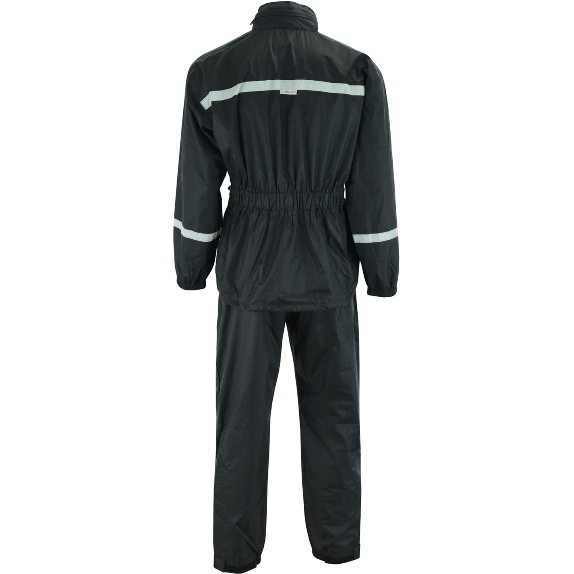 BULLDT Motorrad Regenkombi 2-teilig für Herren – Wasserdichte Regenjacke & Regenhose - luftzirkulierend Mesh-Innenfutter, reflektierend & winddicht – ideal für Motorradfahrer, Fahrradfahrer & Outdoor