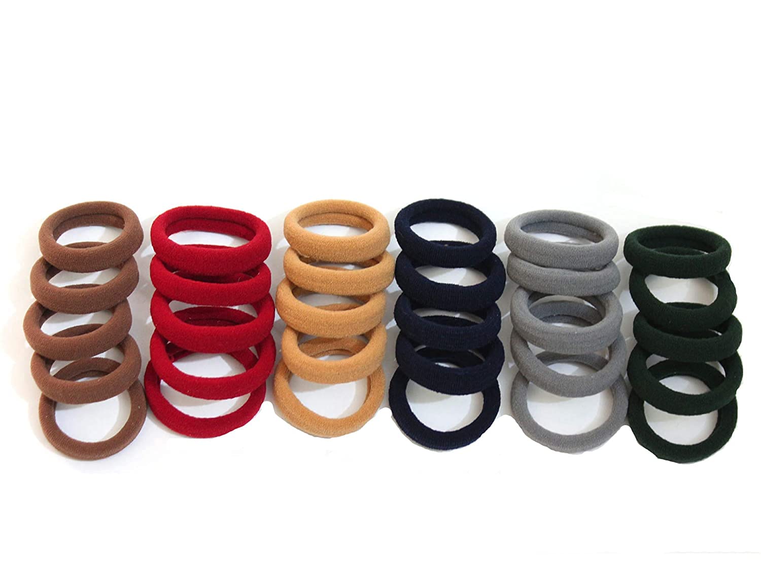 Adilish Fashion 30pcs Multi Color Rubber Band to Tie Hair and Pony