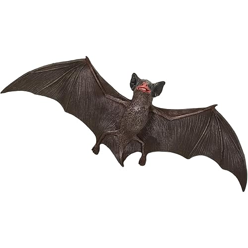 Safari Ltd. Brown Bat Figurine - Detailed 9" Plastic Model Figure - Fun Educational Play Toy for Boys, Girls & Kids Ages 3+