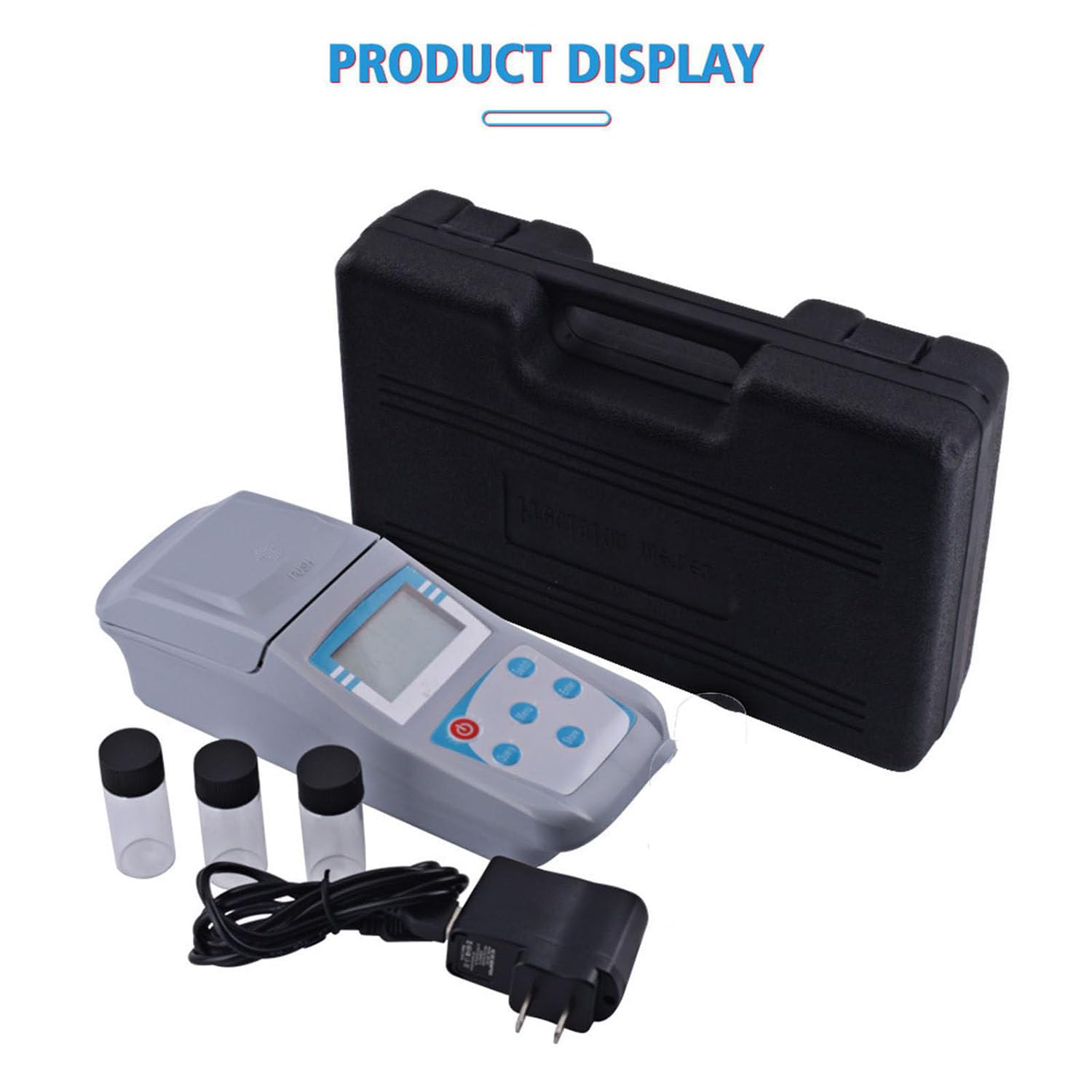 Tragbares Turbidimeter Kit, Trübungsmessgerät 0~1000 NTU für Wasseraufbereitung und Prüfung im Labor, Weinindustrie, genauer und zuverlässiger Wasserqualitätstester