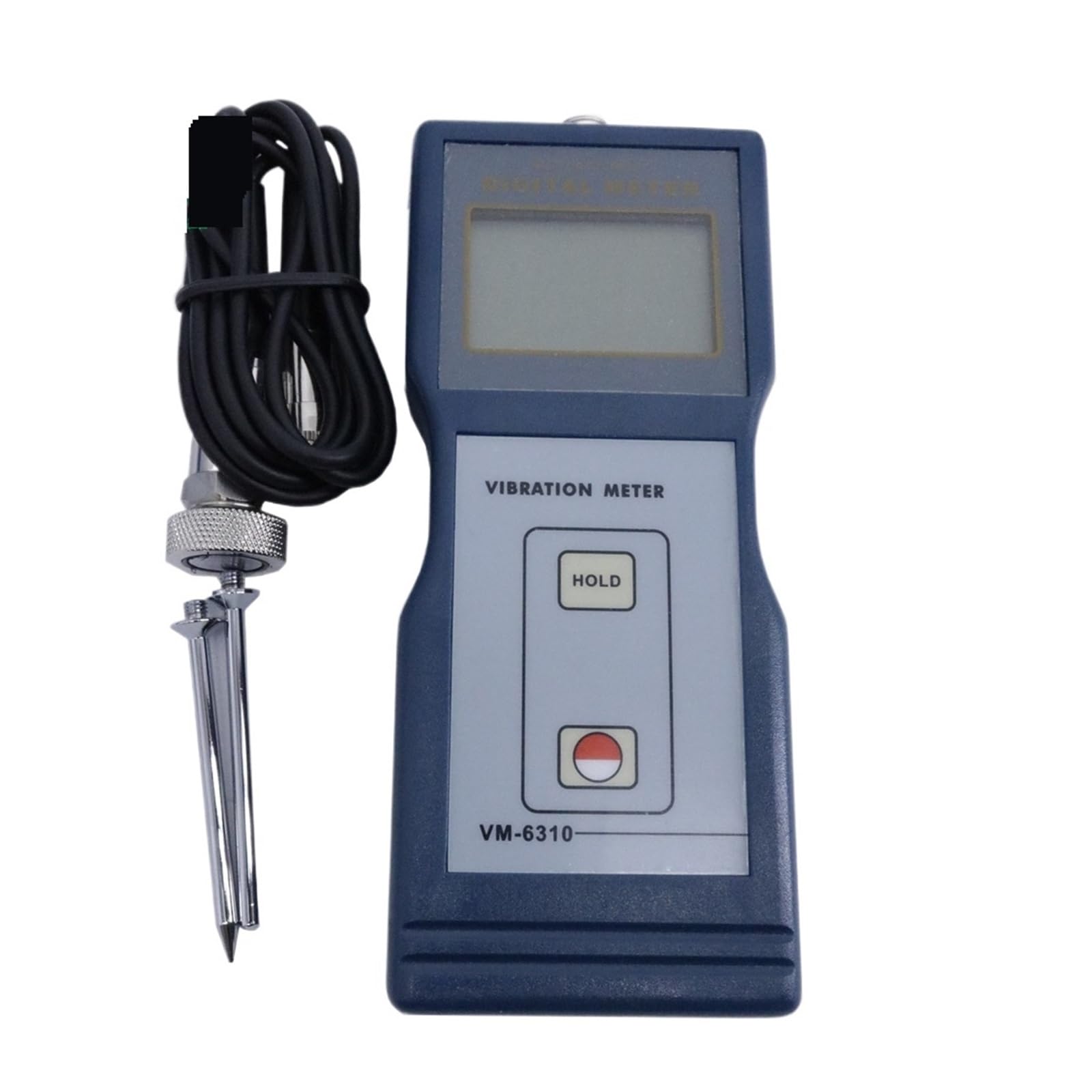 Gqnblvhzupdm One Color Vibration Tester Vm6310 Digital Vibration Meter With Piezoelectric Accelerometer Frequency Ran For Long-Term Use