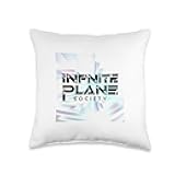 Infinite Plane Society Throw Pillow