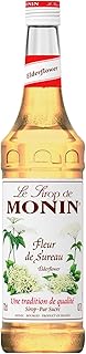 Monin Syrup, Sweet and Floral, Great for Cocktails, Teas and Flavoured Sparkling Wines, Gluten-Free, Vegan, Non-GMO, Elder...