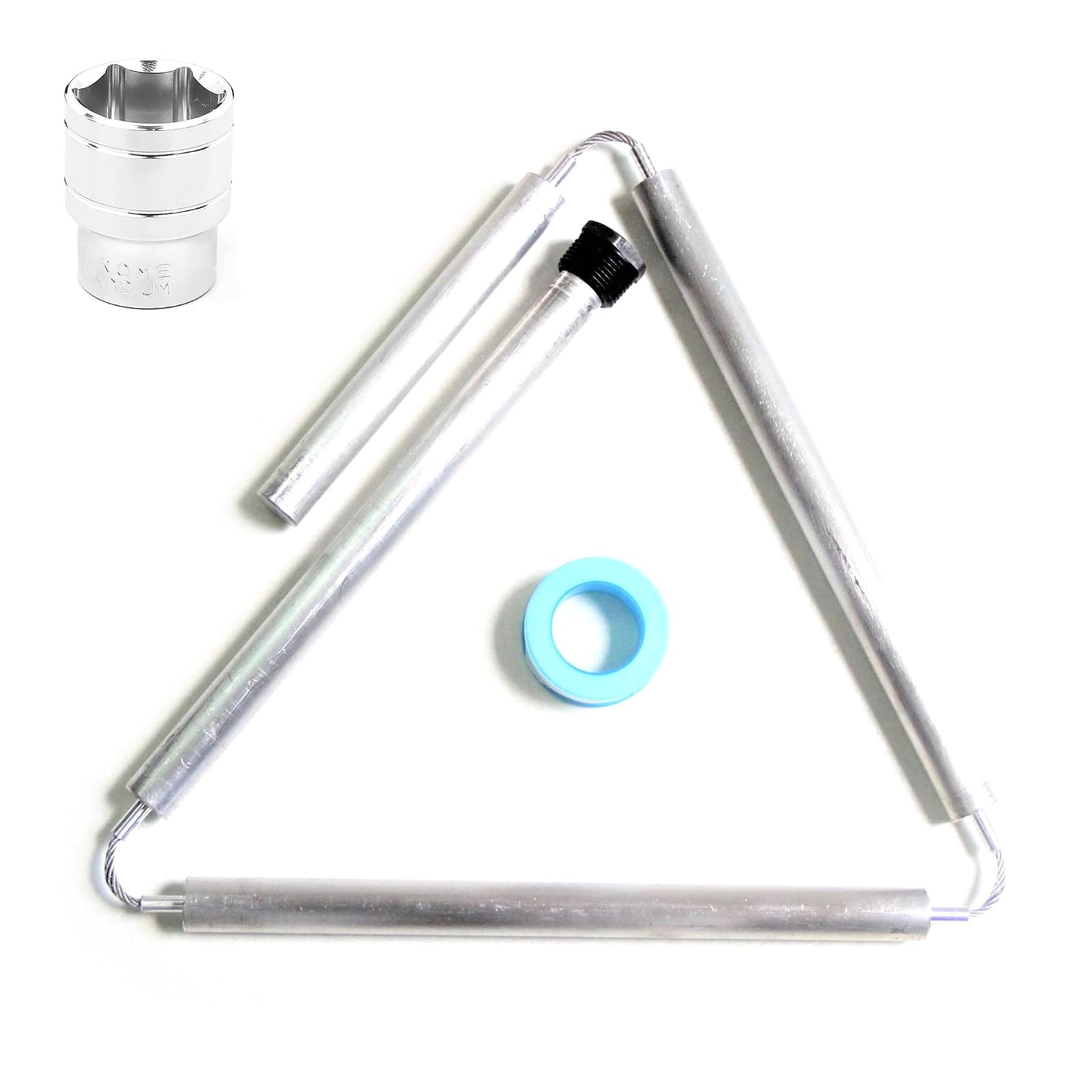 Portable Sturdy Magnesiums Alloy Anode Rods Home Accessory for Enhances Water Heaters and Durability Anode Rods
