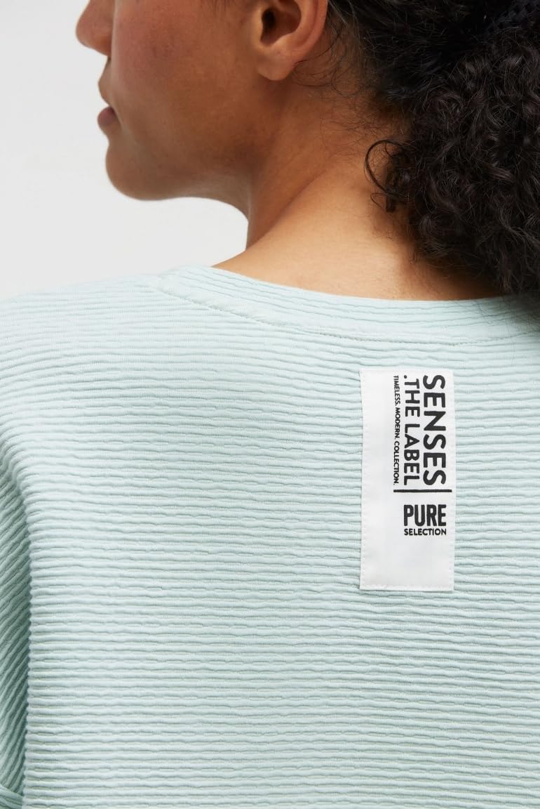 T-Sweat damski oversize, pastelowa limonka