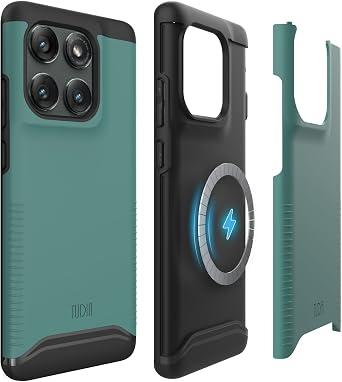 TUDIA for Motorola Edge 2025 Case 5G [Magsafe Compatible] - [Merge] [Military Grade] Dual Layer Shockproof Slim Heavy Duty Moto Edge 2025 Cases - Hunter Green