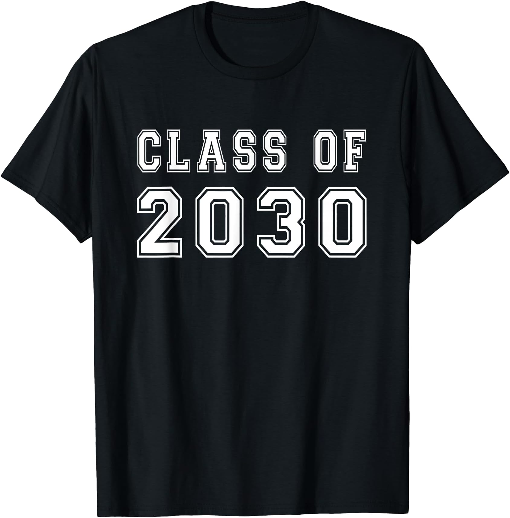 Class Of 2030 High School Graduation Date Kindergarten Shirt