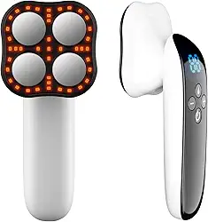 Massageador de celulite com 4 cabeças Pro Max, sem fio para braços, pernas e costas.