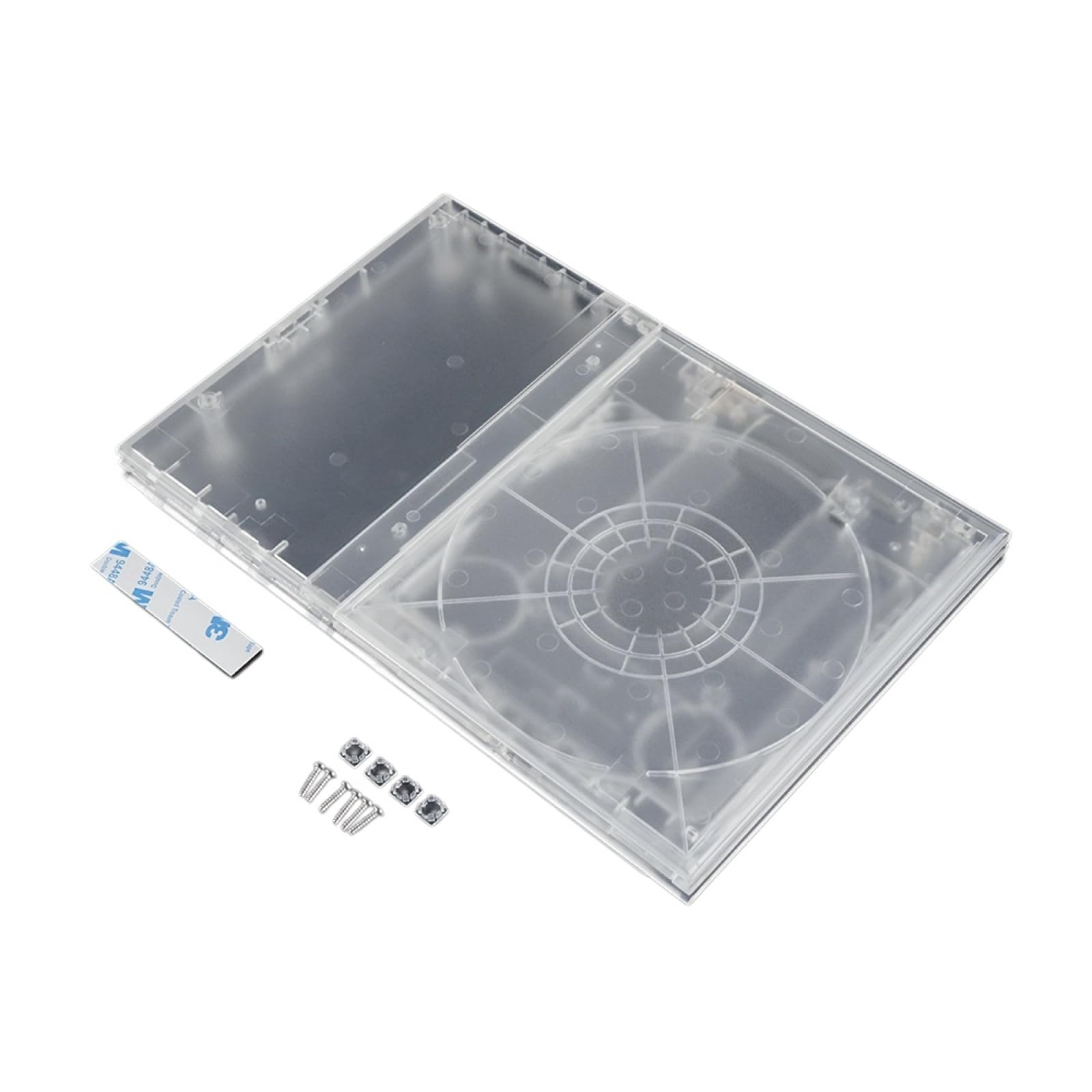 Zapasowa obudowa do konsoli PS2 serii 9XXXX/7XXXX, przezroczysty futerał ochronny do PlayStation2 Slim 9XXXX 7XXXX Series Retro akcesoria do konsoli do gier wideo (9XXXX przezroczysta czerń)