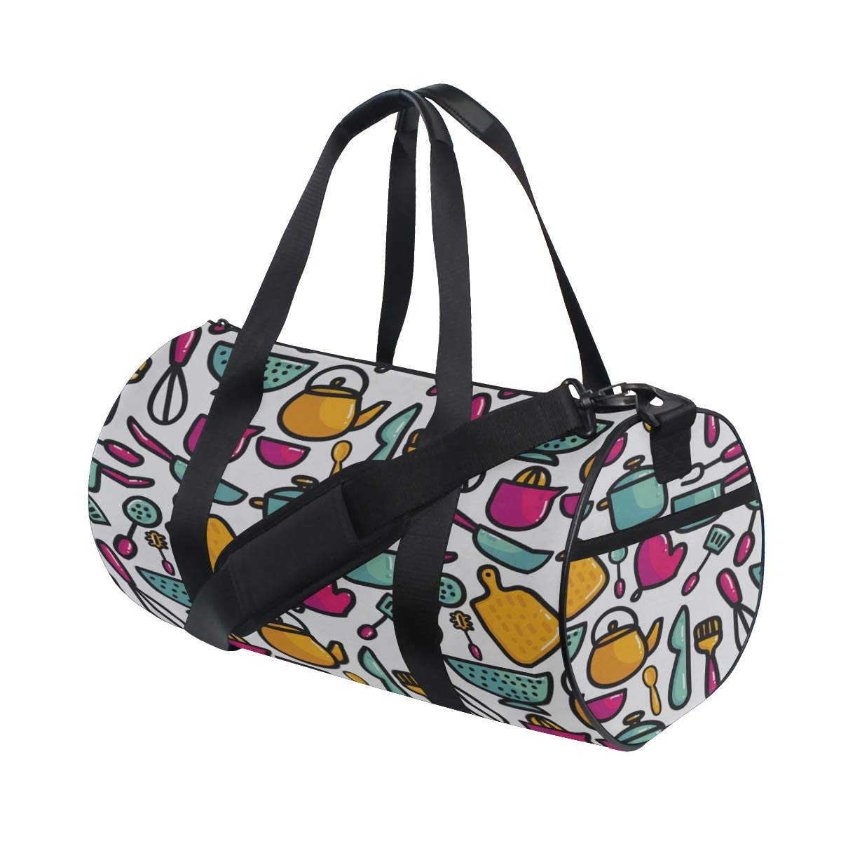 Duffel Casual Kitchen Cooking Tool Fitness Coach Functional Weekend Duffel Bags For Student Mens Cro