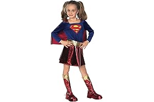Rubie's Girls Dc Superheroes Child's Supergirl CostumeCostume