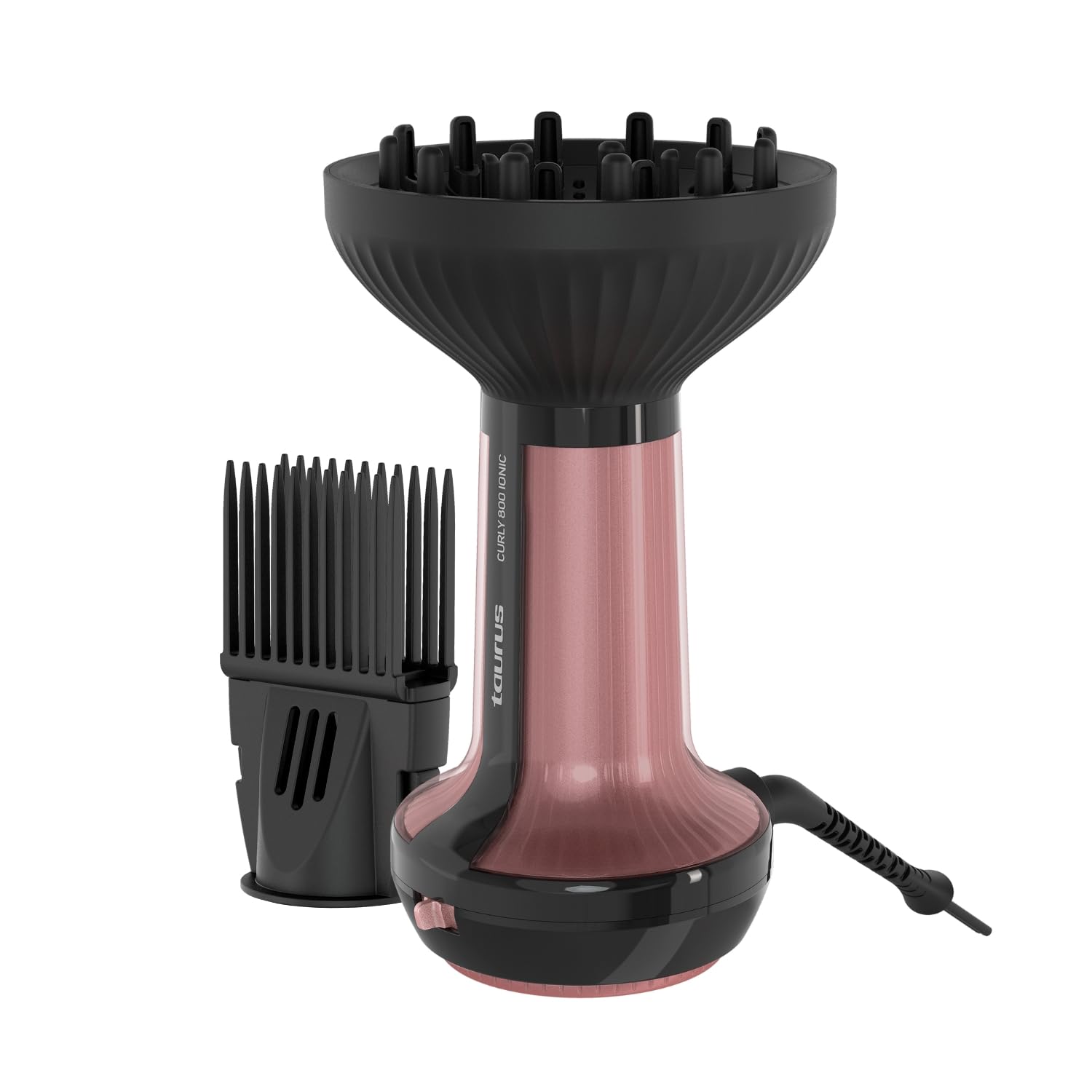 Taurus Curly 800 W dyfuzor ciepłego powietrza | do kręconych włosów | Ionic Care | powłoka ceramiczna | 3 temperatury i prędkości, ochrona przed puszeniem, akcesoria w zestawie