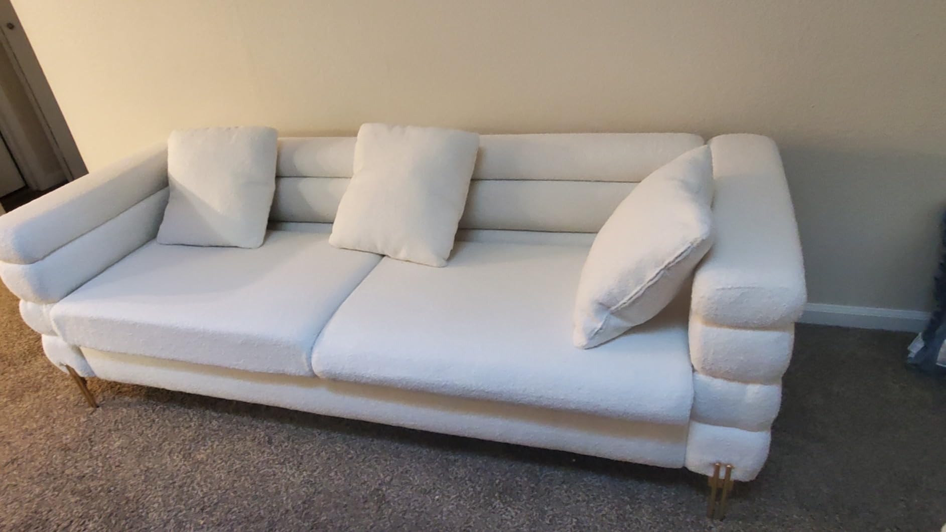 78/mo Finance AMERLIFE Sofa, 3 Piece Set 85 inch Oversized Sofa