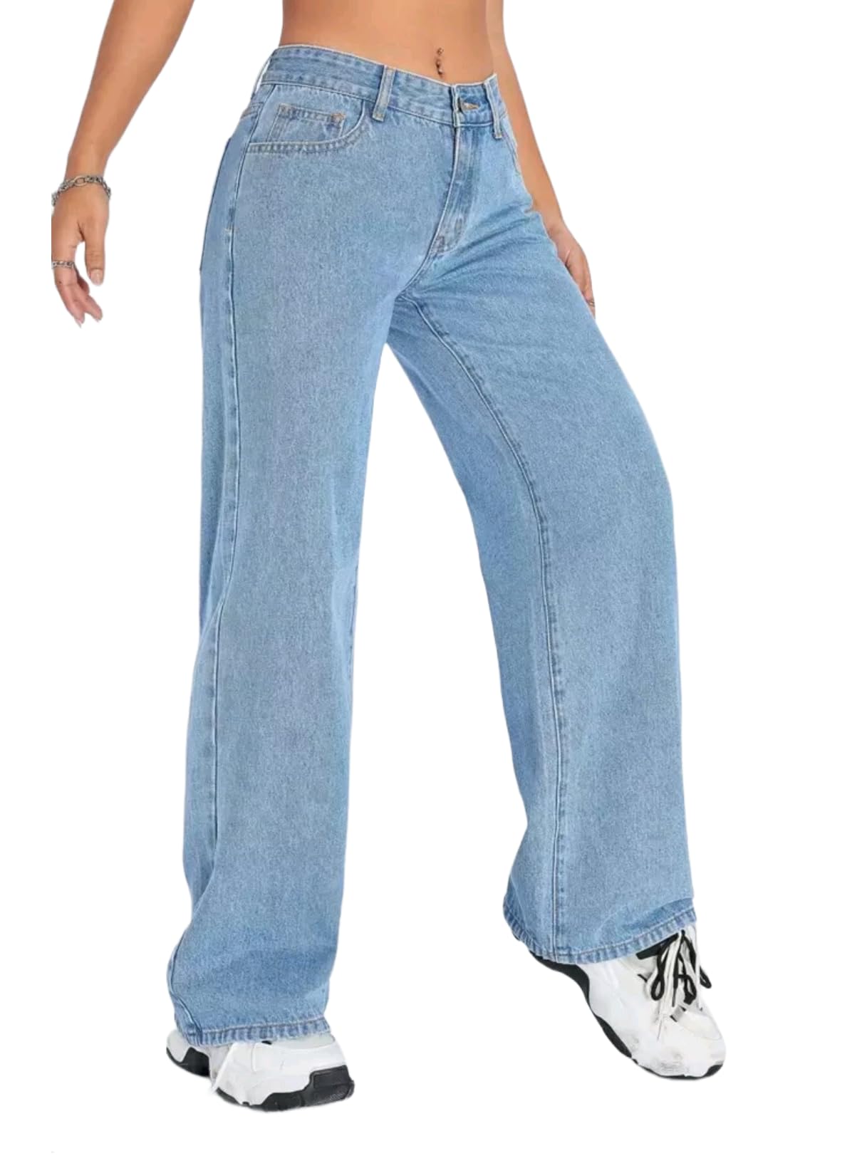 perfette wollo Relaxed fit Jeans for Women || Woman Jean's || Women Baggy Jeans || Jean's for Womens || Loose Jean for Women's || Oversized Woman baggys Blue-picture-44