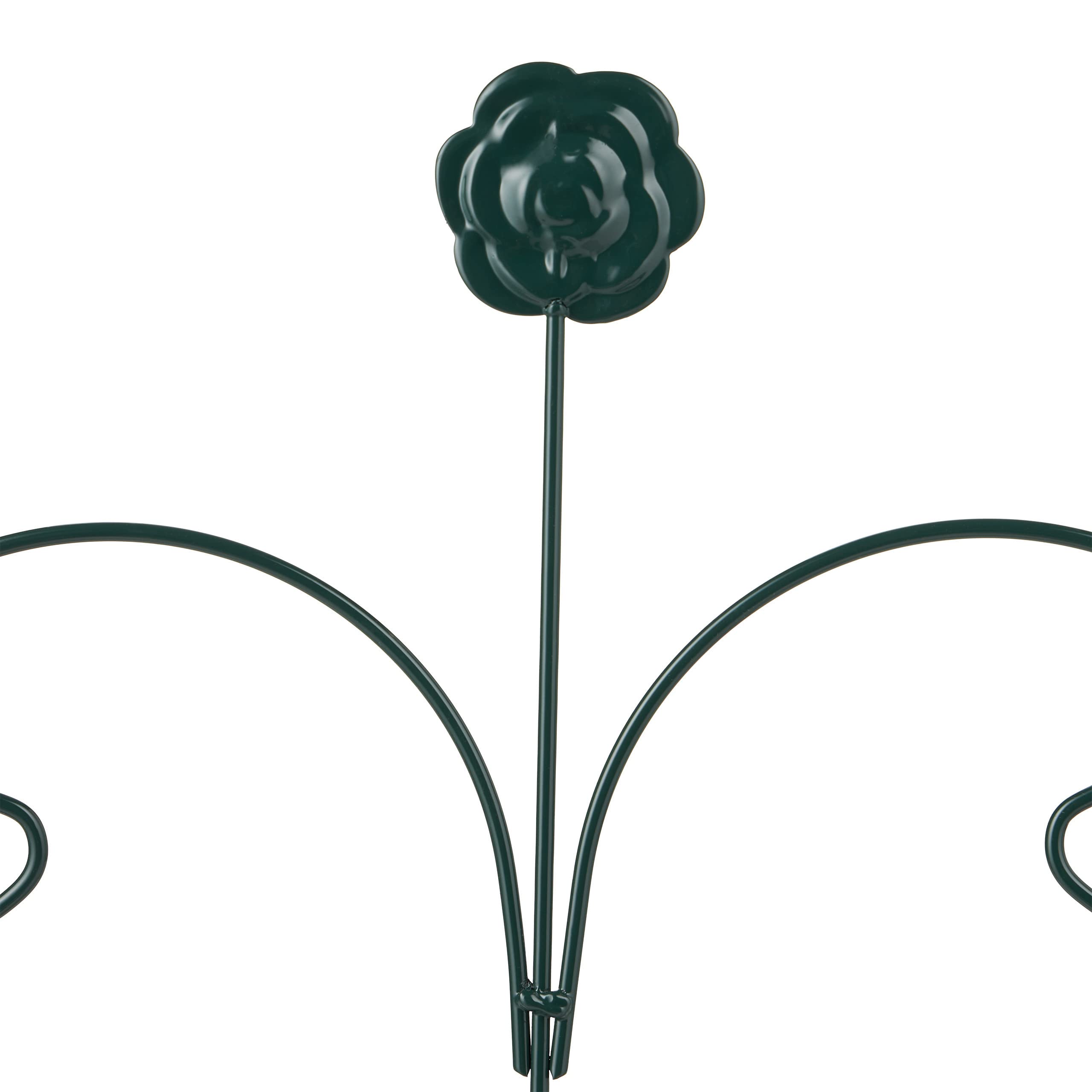 Relaxdays Soportes para Plantas, Set de 2, 220 x 50 cm, Autónomos, Enrejado Estacas, Enredaderas, Guía Trepadoras, Verde