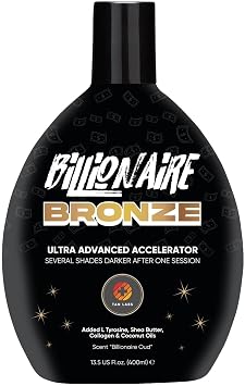 TanLabs   Billionaire Bronze - First Oud Scented Tanning Accelerator - Extreme sunbed tanning accelerator   Non greasy tan enhancers & accelerators   Ultra Advanced Acceleration - 400ml