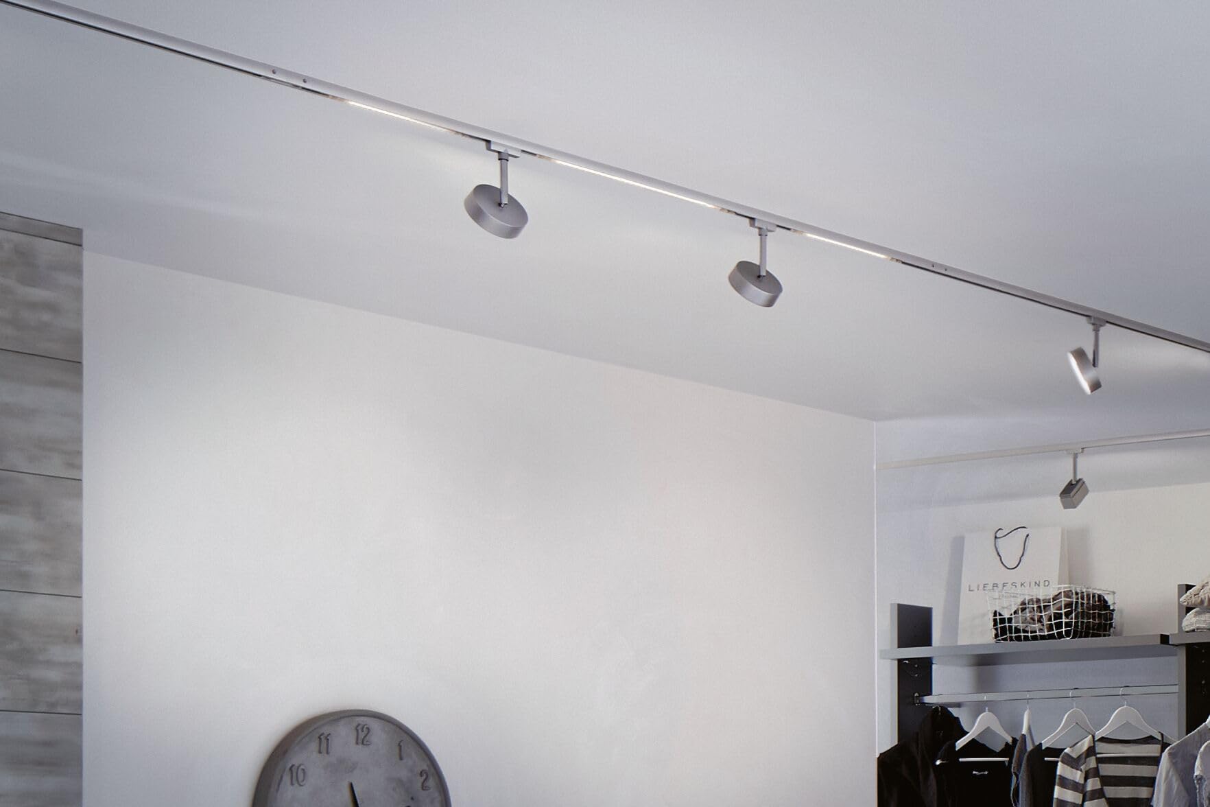 Paulmann Hochvolt-Schienensystem-Leuchte URail 5W LED Chrom (matt)