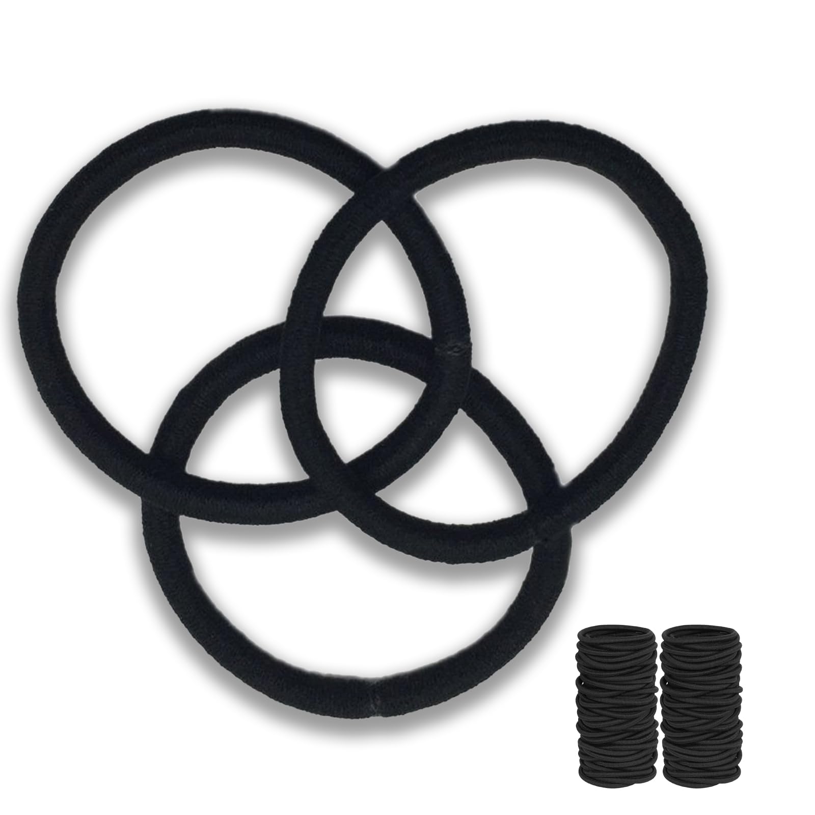 PMELCXD Hair Bands, Hair Bands For Women,Hair Ties, 150 pcs Hair Bands For Women, Ponytail Holders, Hair Bobbles Hair Ties 4mm, Hairbands Hair Bands For Girls, Hair Bobbles Elastic Hair Bands