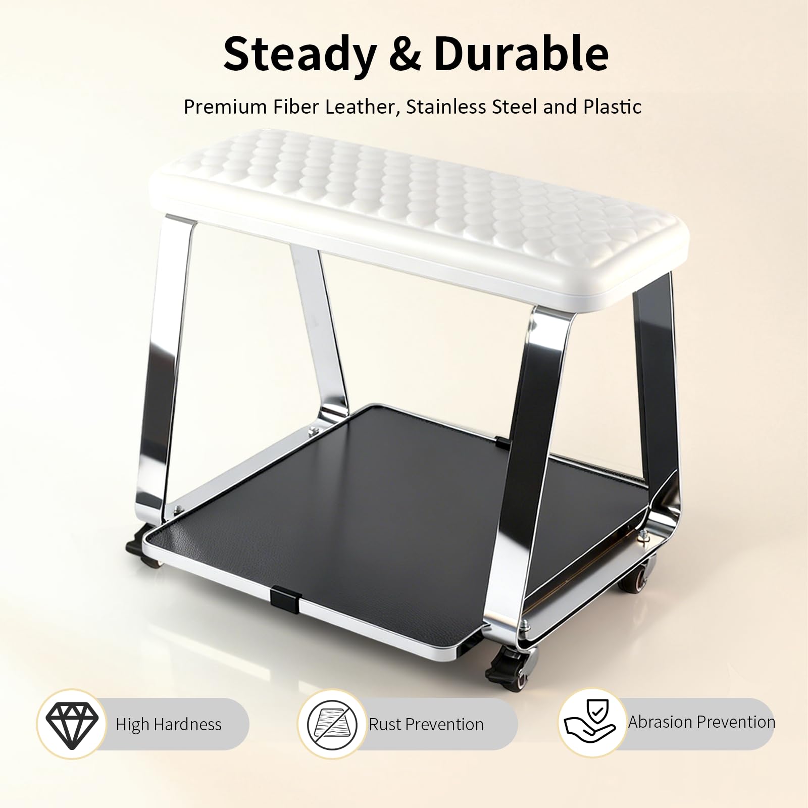 TADOPRO Pedicure Foot Rest - Stainless Steel -3