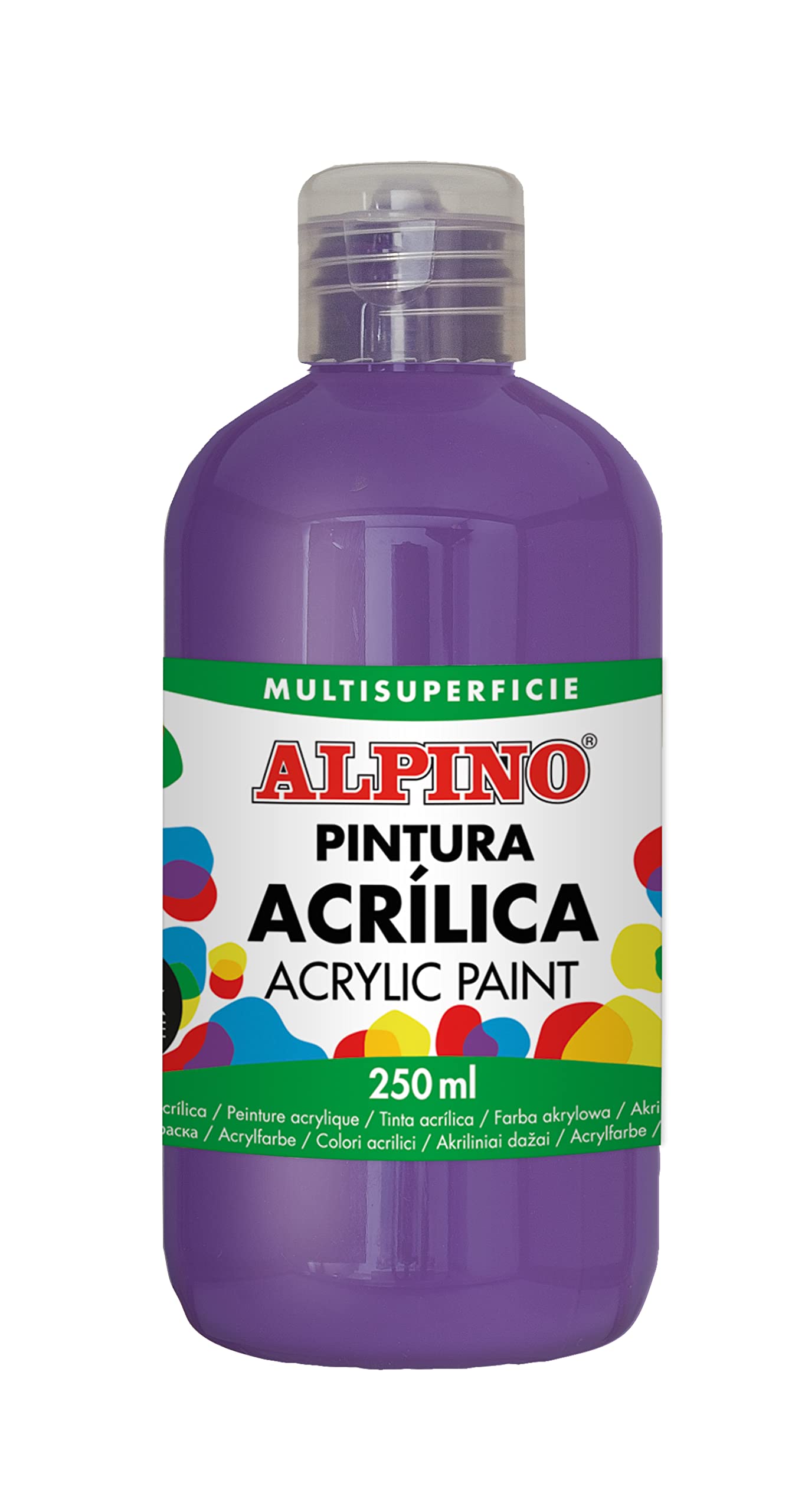Alpino DV000032 - Botella pintura acrílica escolar