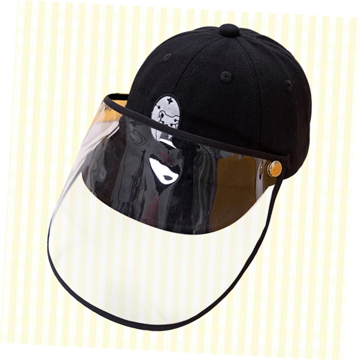 QUMIIRITY Kids Sun Hat with Face Cover Peaked Baseball Cap for Toddlers Protective Cap for 5-15 Months Outdoor Sun Protection Headwear