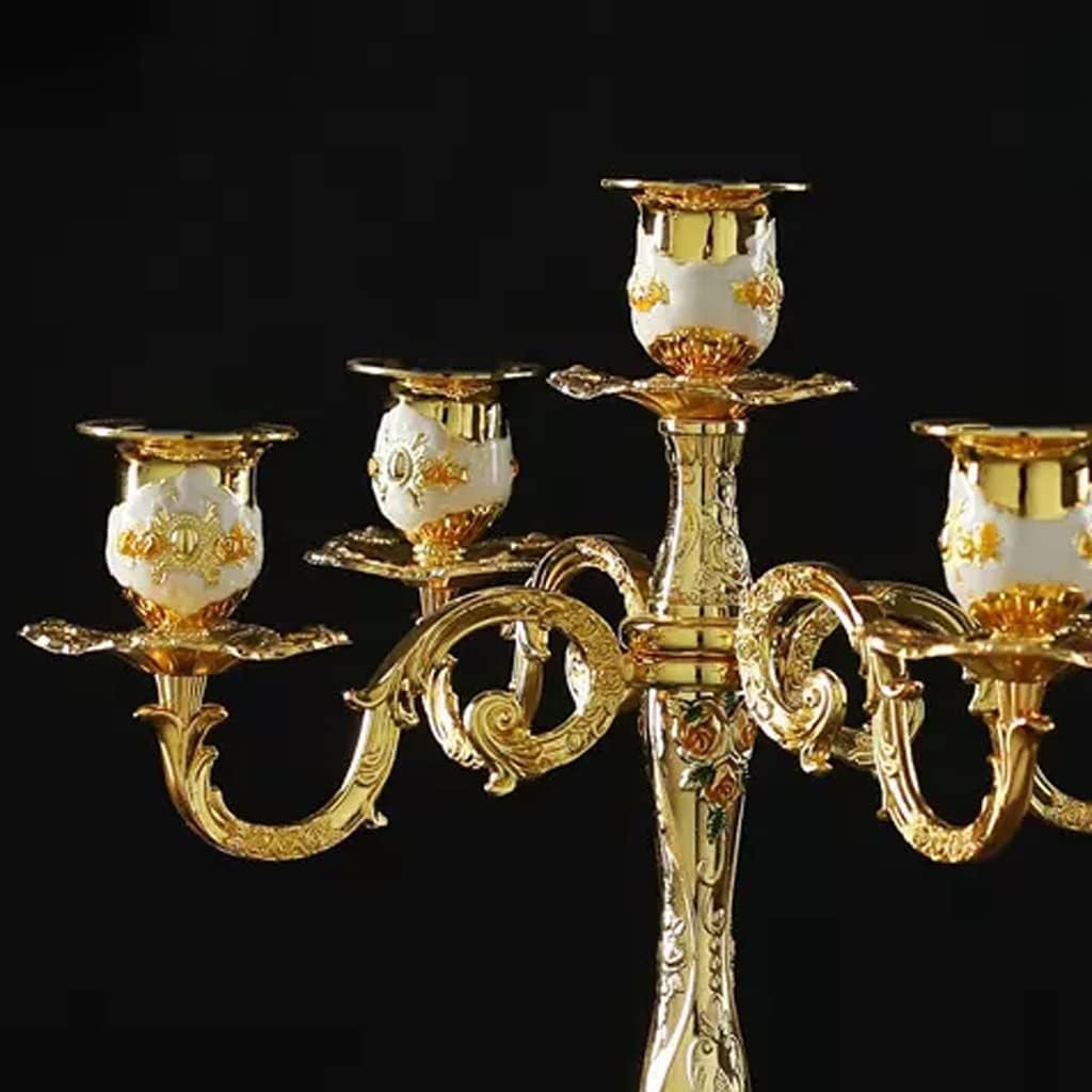 Candle Table European Ornaments Retro Palace Home Romantic Gift Candlelight Evening Wedding Props