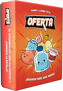 Comprar Oferta – El Juego de Cartas del Supermercado | Compra, Engaña y Ahorra Más Que Nadie | Juego de Mesa Divertido y Estratégico | 2-8 Jugadores | +8 Años | 142 Cartas