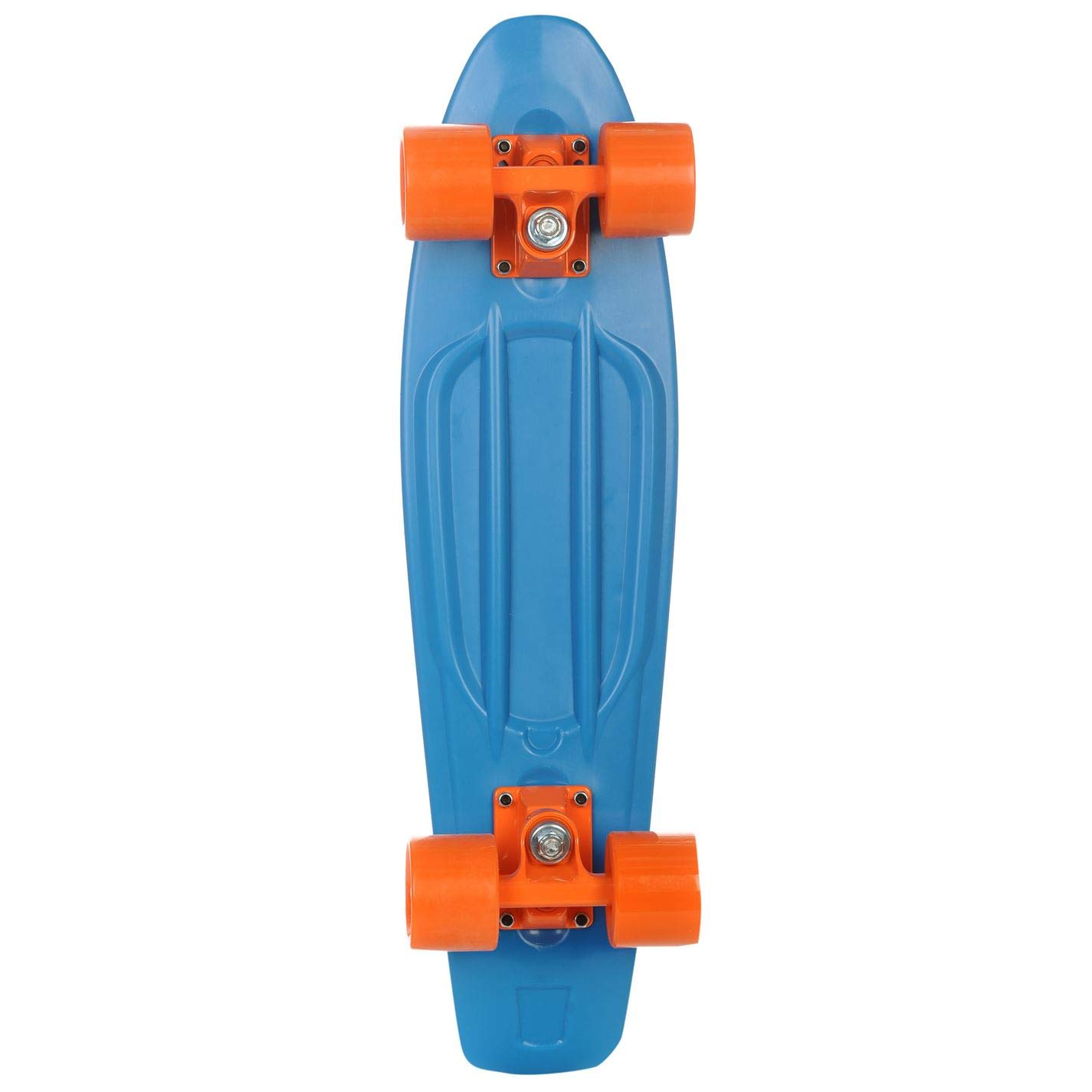 Funbee Mini Skateboard Cruiser 17 Pouces Bleu, Bois D'érable, Enfant