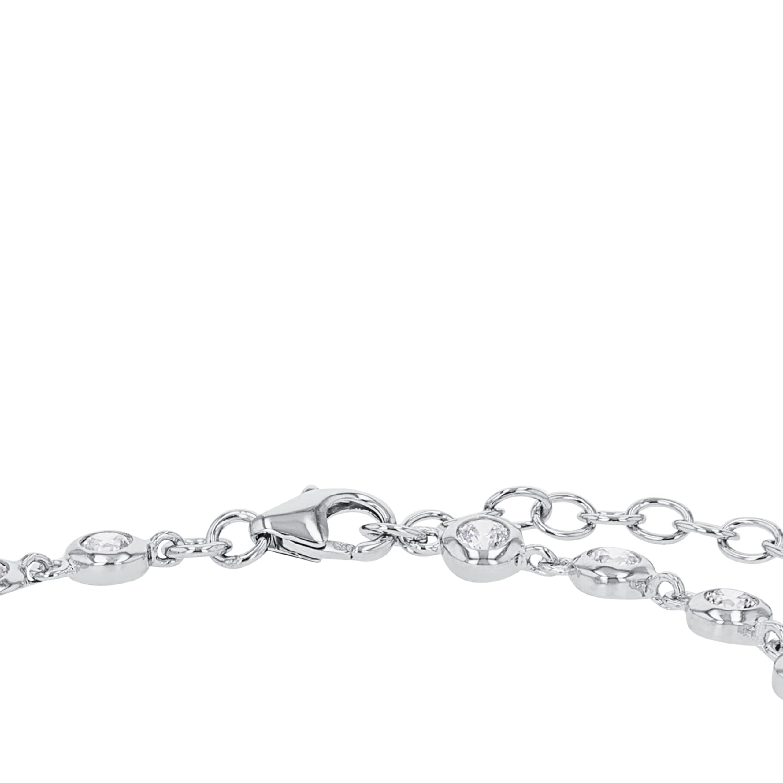 s.Oliver Armband 925 Sterling Silber/Edelstahl für Damen, Armschmuck, Motiv, Kommt in Schmuck Geschenk Box – Ansicht 3