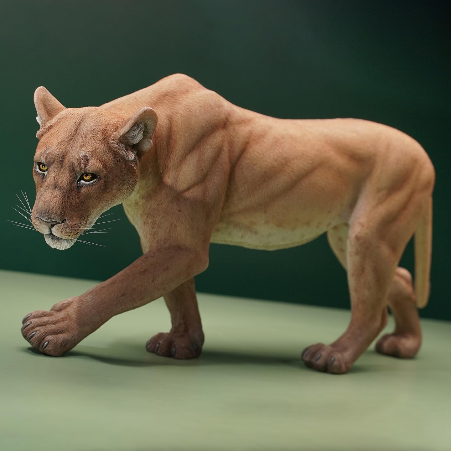 MMOS X JXK Walking Lioness with Intricate Texture Details, Gift for Lion Lovers