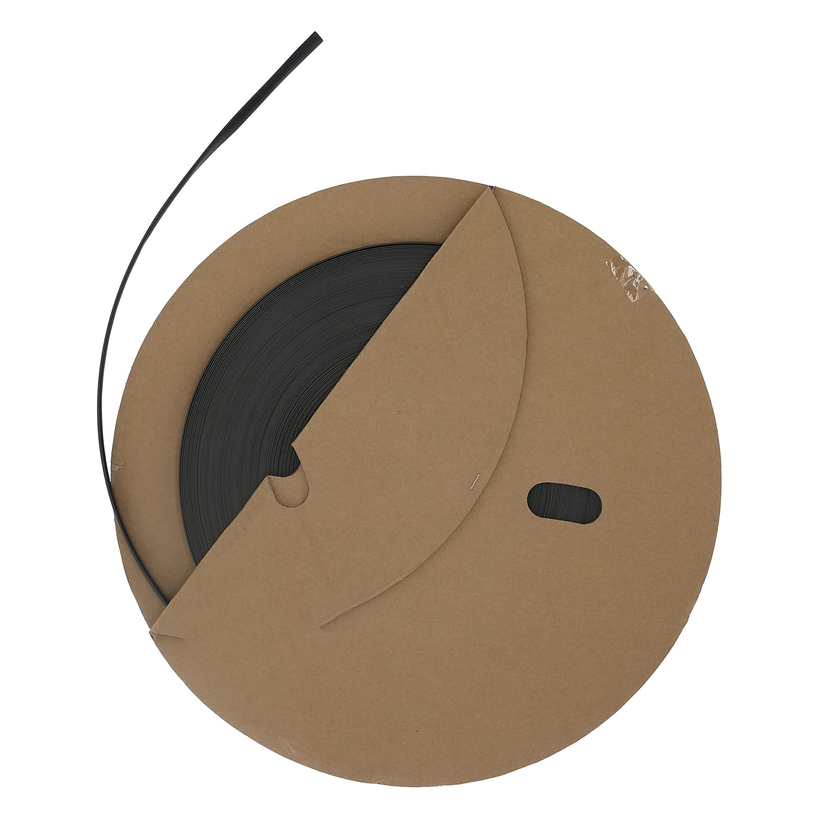 Guaina Termorestringente Poliolefina Guaina Termorestringente Nera 100 Metri ID 9,5 Mm con Isolamento Rivestito in Adesivo Sigillatura Impermeabile per Cablaggio Elettronico Cavi Domestici