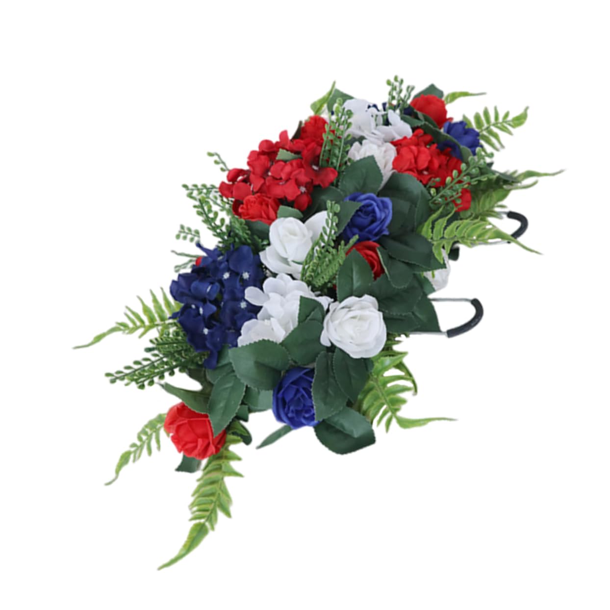 Fleurs artificielles pour tombe : décoration extérieure élégante de cimetière
