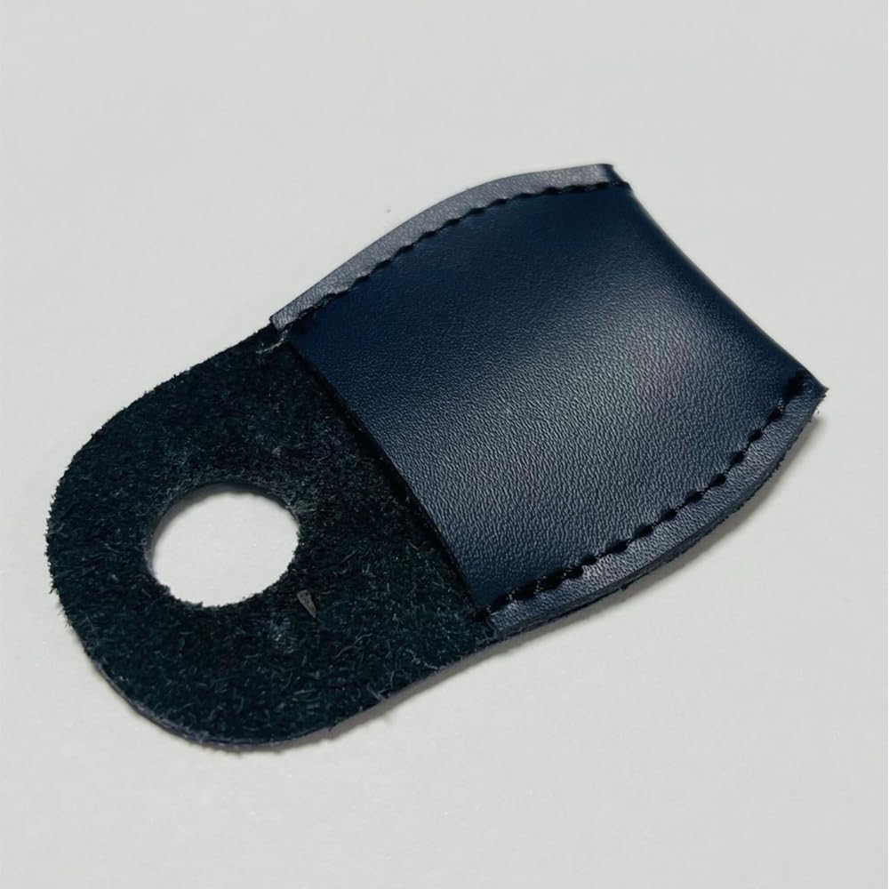 Black Thumb Leather Gloves Handmade Carpenter Finger Safety Guard Wood Carving Finger Protector for Gardening Work Carving Crafts - Image 3