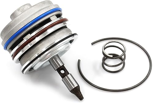 Conjunto de servo pistón de alto rendimiento con cubierta y anillo de presión compatible con Corvette 700R4 4L65E 4L70E 4L60E 1982-2014 Plata