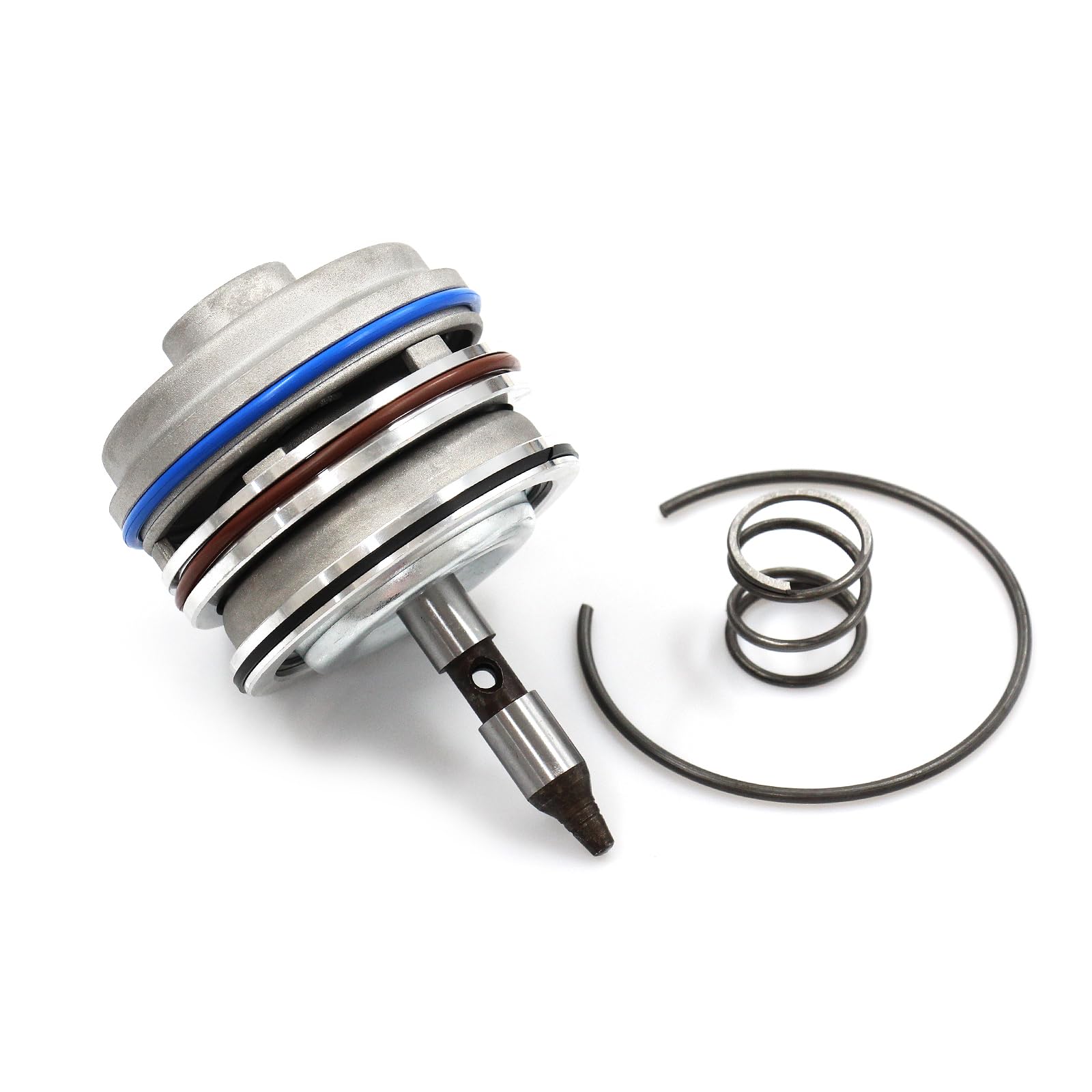 High Performance Servo Piston Assembly with Cover & Snap Ring Compatible with Corvette 700R4 4L65E 4L70E 4L60E 1982-2014 Silver