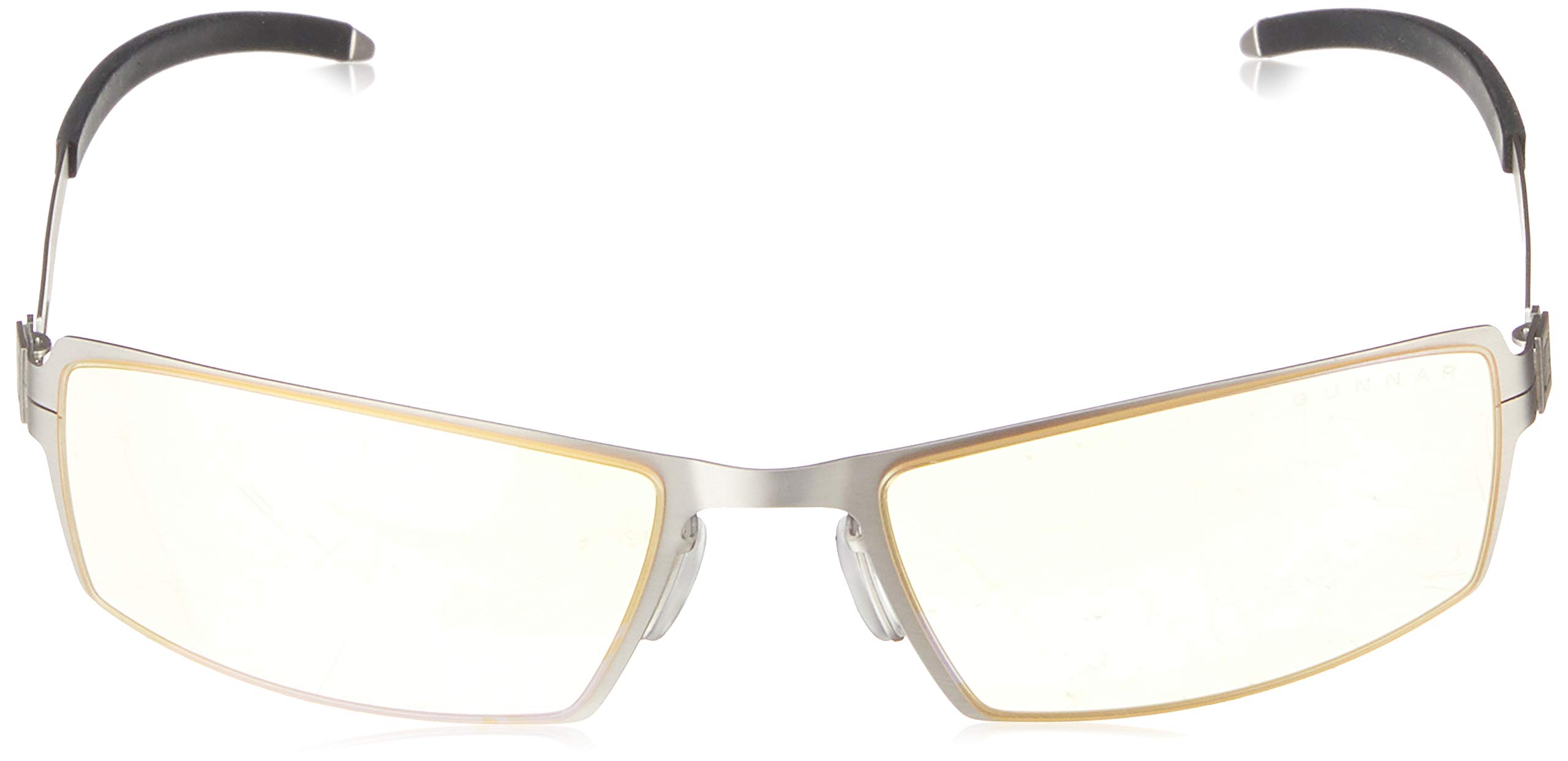Gunnar Gafas para Videojuegos y Ordenador | Sheadog, Tente de Lentes: Ámbar (Bloques 65% de Luz Azul y 100% de UV) | con filtro de Luz Azul | Lente Patentada