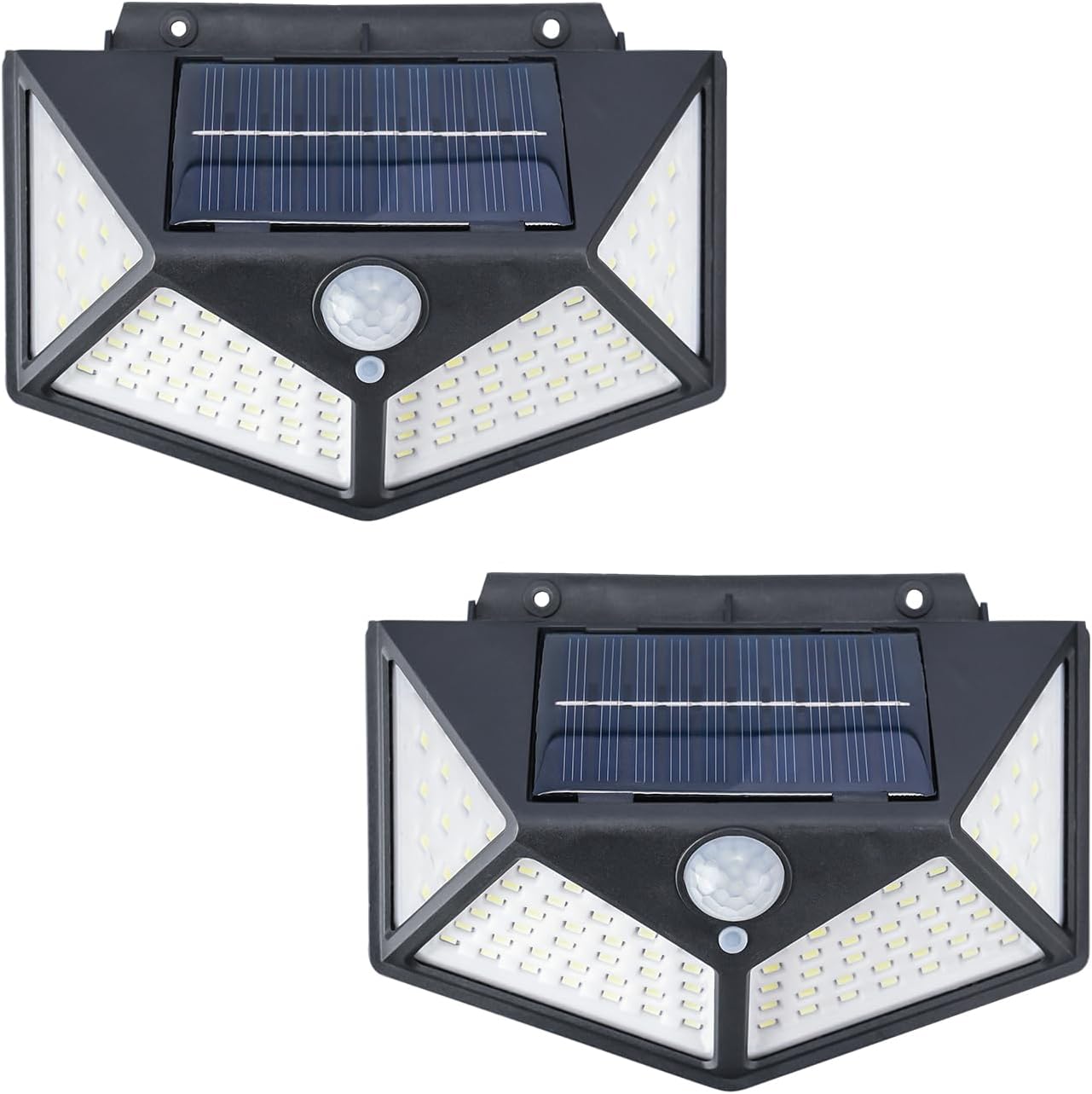 GRIFEMA Solarlampen für Außen, Solar Strahler mit Bewegungsmelder, [100