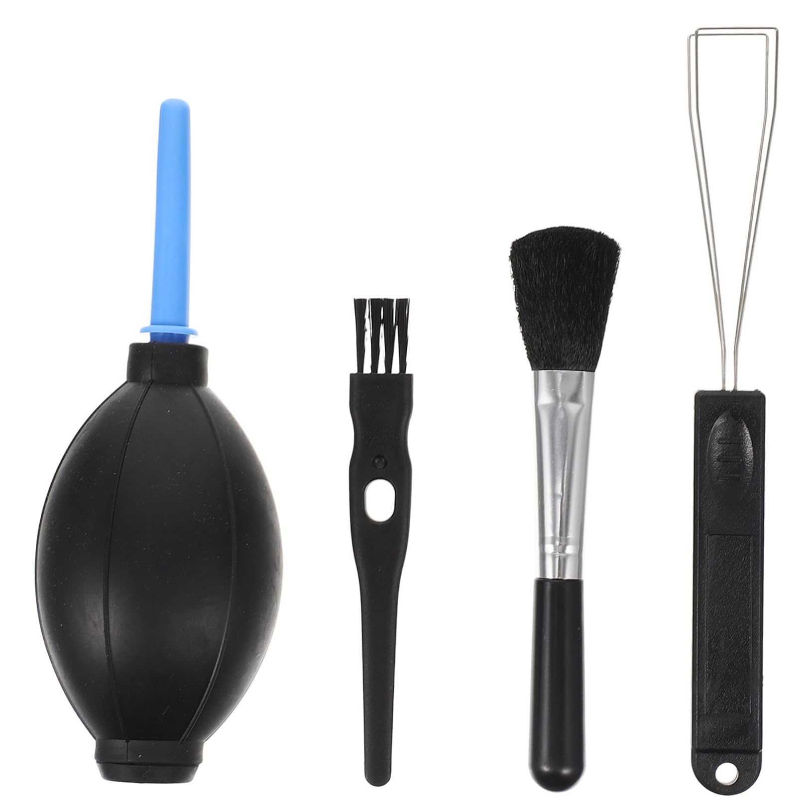 TINEASUR 1 Set Keyboard Cleaning Kit with Keycap Puller Static Brush and Key Puller for Convenient and Maintenance for Surface Cleaning