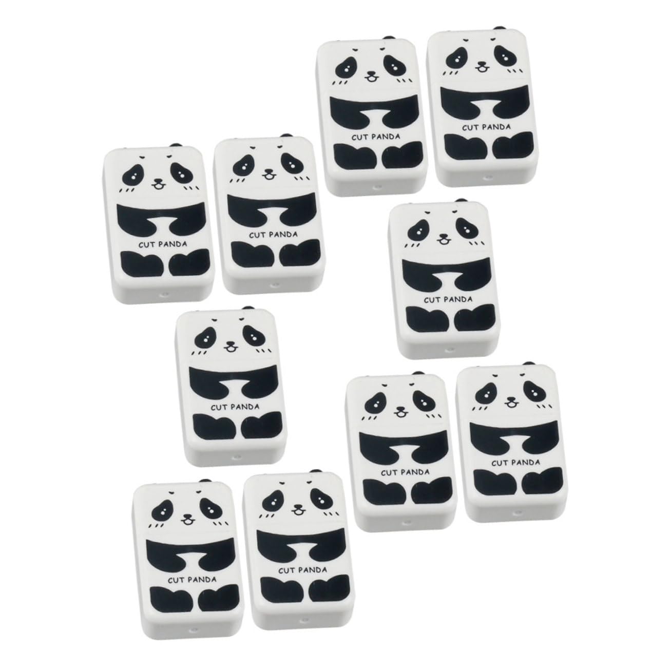 OSALADI 3 Sätze Panda Radierer Multifunktionale Bleistift Radierer Kreative Schulbedarf Für Klassenzimmer Für Freunde Und Familie 10 Stück * 3