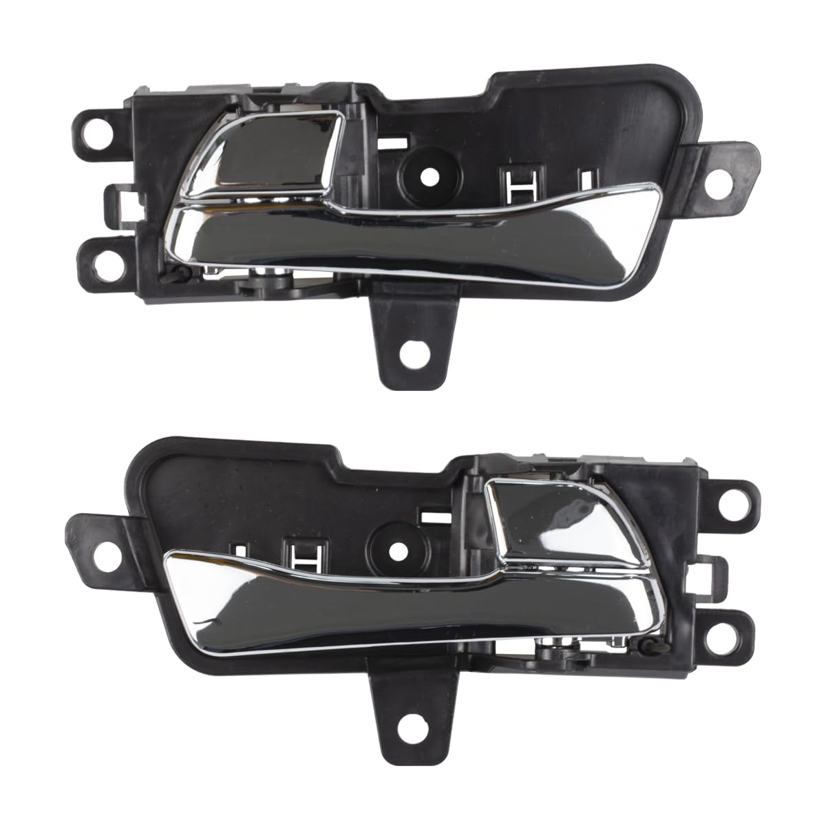 Manijas De Puerta Interior Para Hyundai Sonata 2005-2008 - 2 Unidades, Izquierda Y Derecha, Color Negro