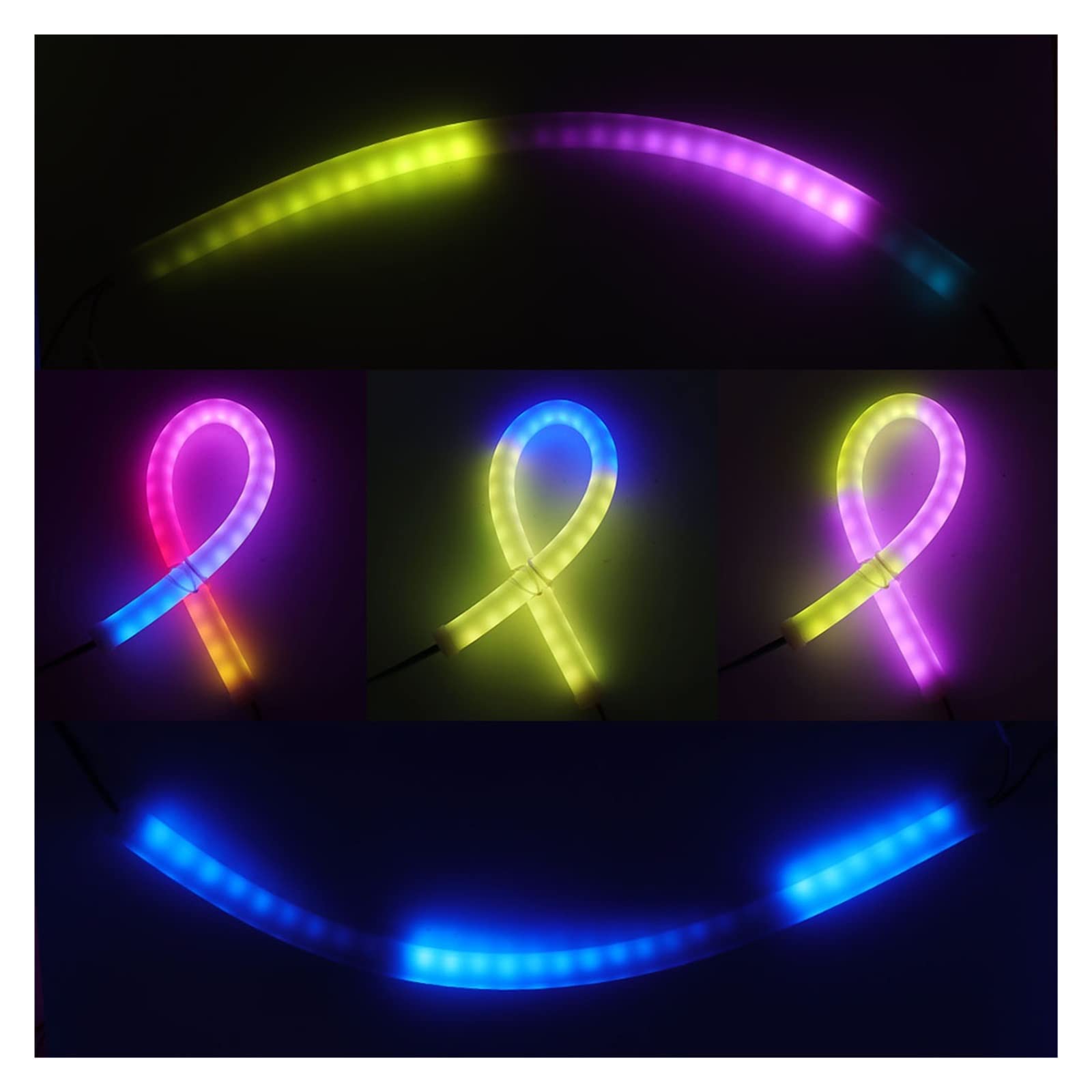 ネオン管 Amazon | ウイングライト 青 LED テープ ランプ アンダーネオン