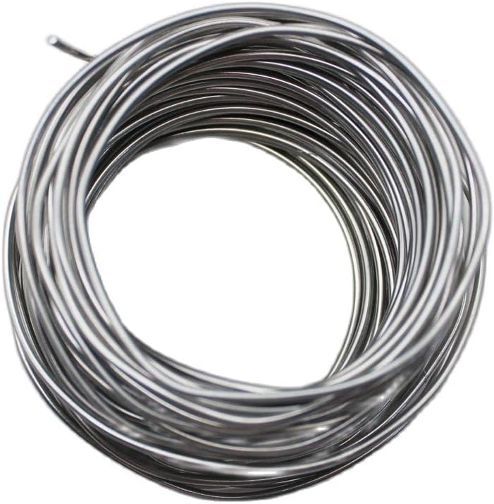 Zinc Zn Wire 1.5mm, 20m/65 Ft, High Purity 99.995%