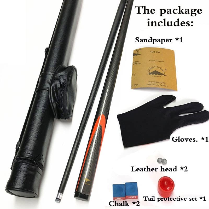 Amazon.com : 57 Inch 19oz Carbon Fiber Pool Cue Stick