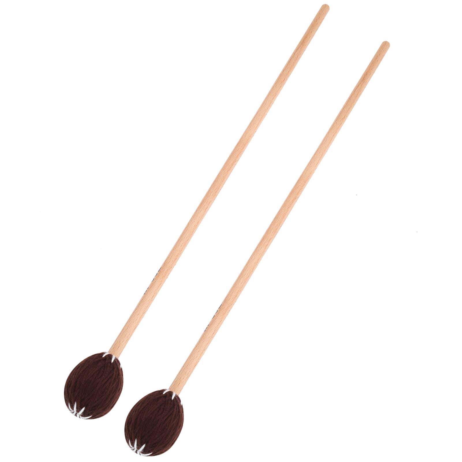 Bacchette per Marimba, Accessori per Strumenti a Percussione, in Faggio con Testa Tonda e Manico, for Percussionisti Professionisti e Dilettanti, During Esibizioni e Allenamenti