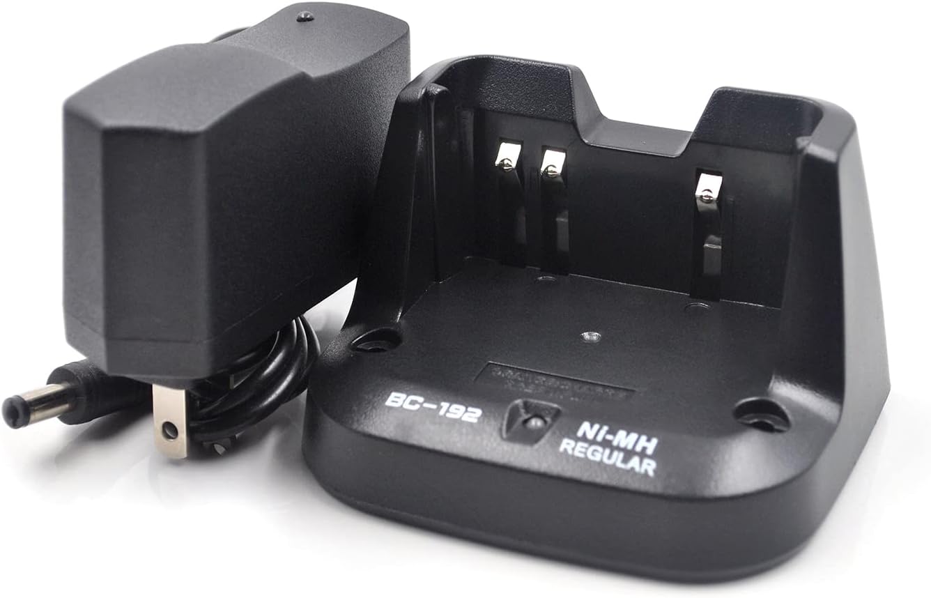 (2-Pack) BC-191 BC-192 BP-264 NI-MH Battery Charger for ICOM IC-F3011 F4011 F3002 F3003 IC-V80 IC-T70 IC-F27SR F4002 F3001 F4001 F4003 F4103D Two Way Radio